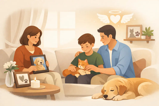 Cómo hablar del duelo de tu mascota en familia