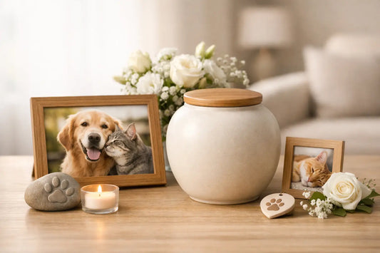 Guía para conservar cenizas de mascotas
