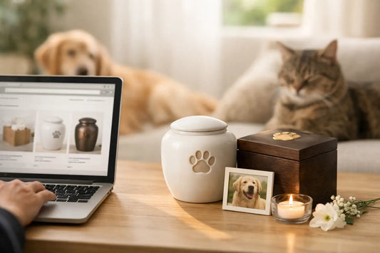 ¿Se pueden comprar urnas para mascotas online?