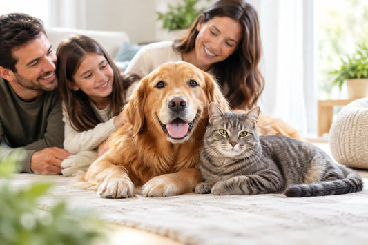El futuro de previsión para mascotas en familia