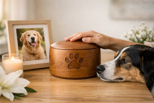 Cómo elegir urna para perro con amor y calma
