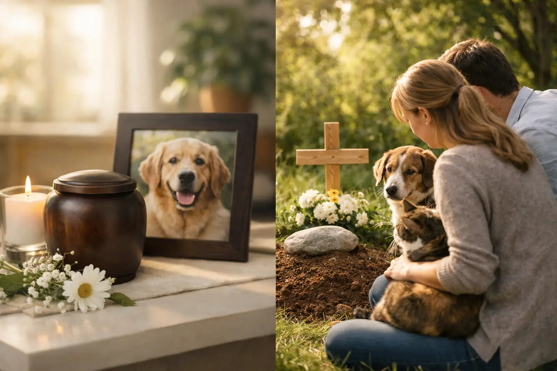 Cremar o enterrar una mascota: qué valorar