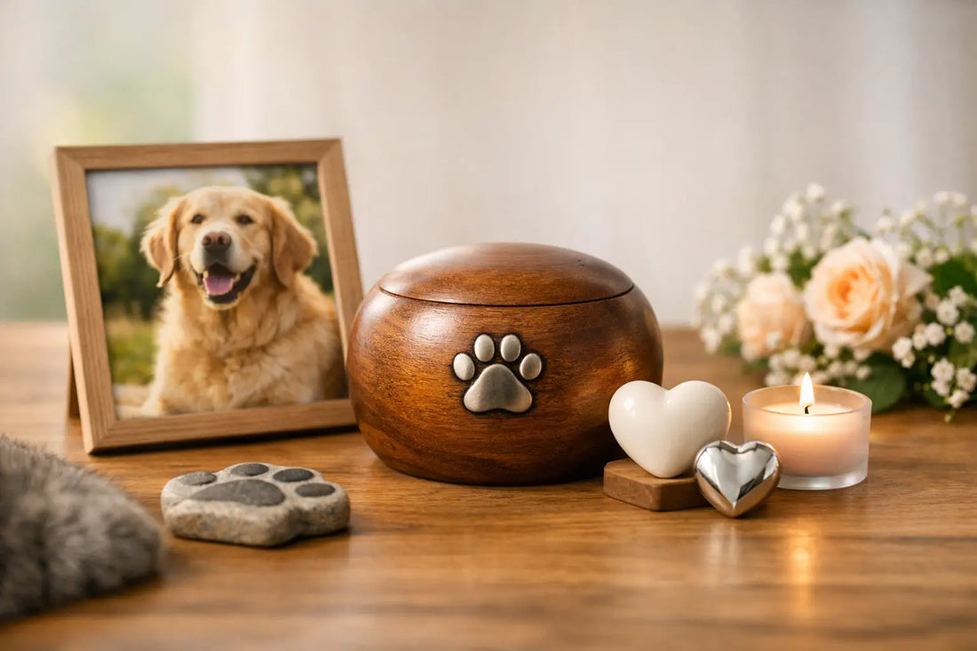 Regalo de cremación para mascotas con sentido